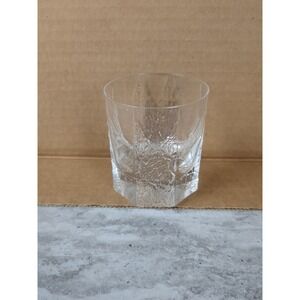 1 Iittala Finland Cordial Glass, Octagon, Textured‎ Sides